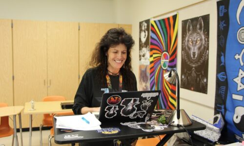 ESE Support Facilitator Nancy Feldman makes the transition from 11 grade English teacher  ￼￼